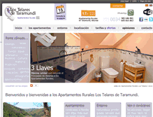 Tablet Screenshot of apartamentoseltelar.com